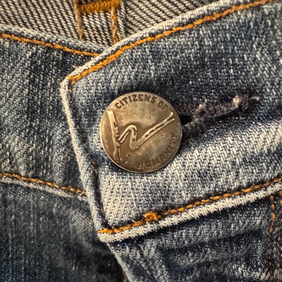 COH Citizens Of Humanity DYLAN DISTRESSED Drop Rise Cropped JEANS | 28 - Picture 10 of 13